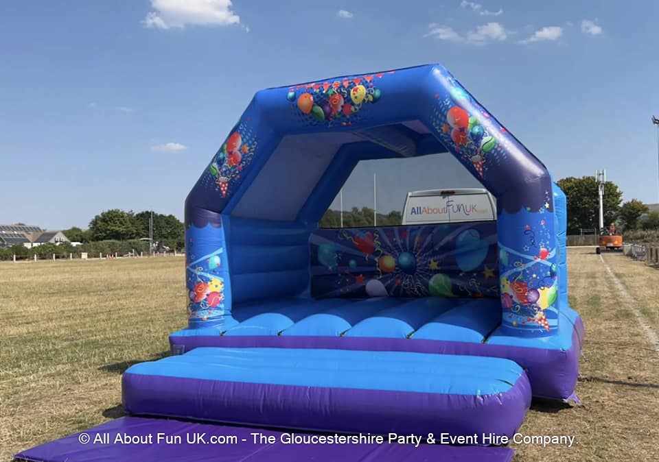 Large Party Time Bouncy Castle (15ft by 16ft). Company Fun days